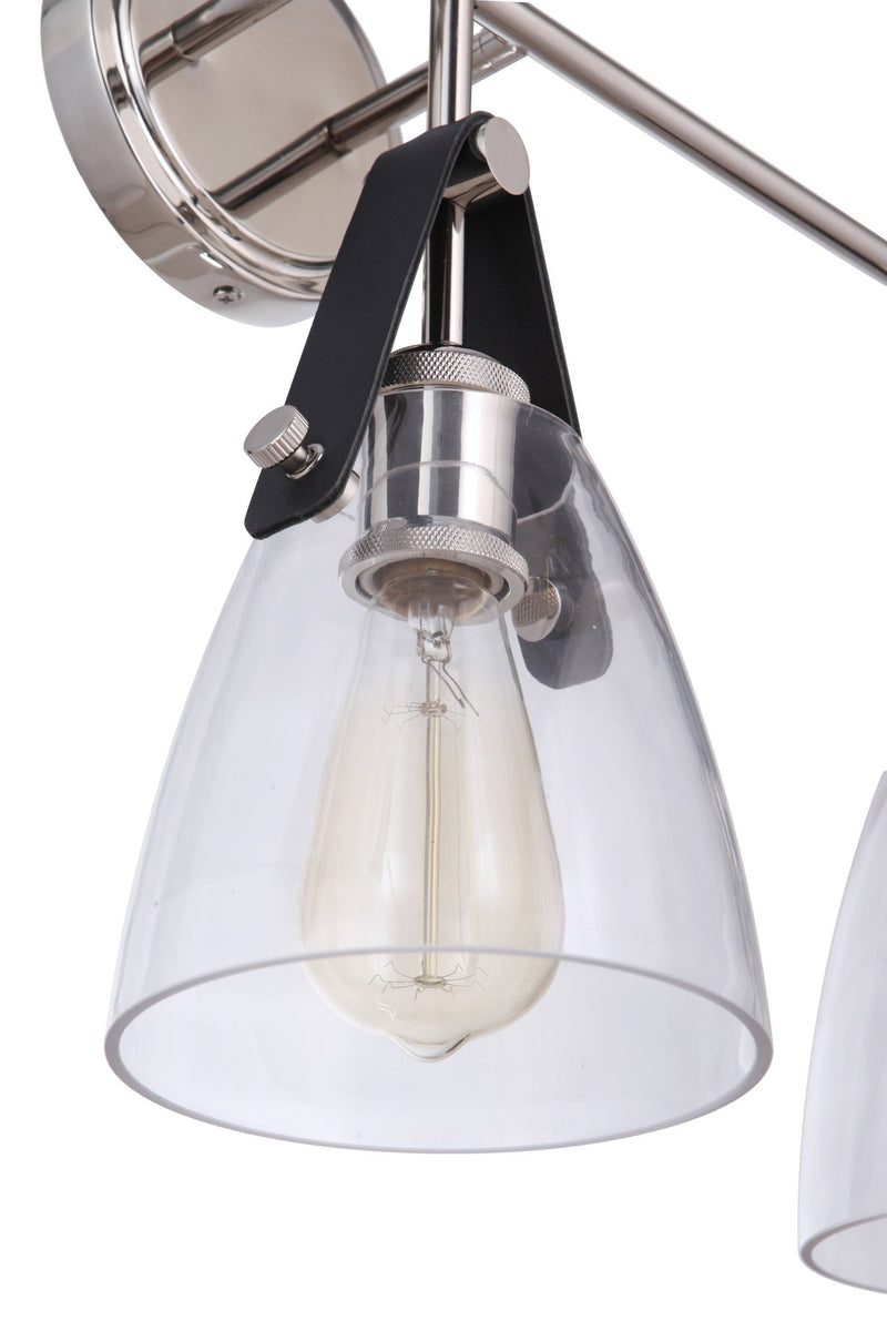 Hagen 3 Light 26" Vanity in Polished Nickel