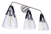 Hagen 3 Light 26" Vanity in Polished Nickel