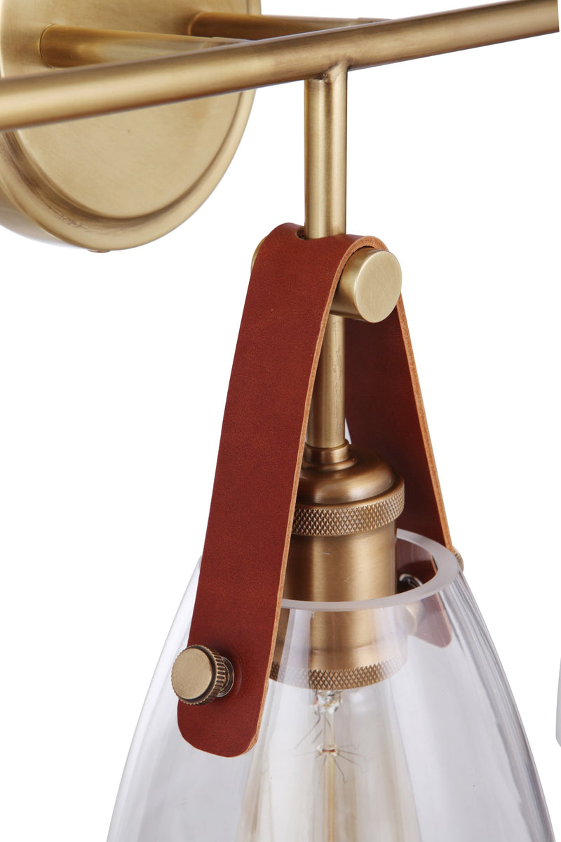 Hagen 3 Light 26" Vanity in Vintage Brass