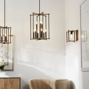 Silva 1 Light Wall Sconce in Textured Black w / Weathered Oak Finish
