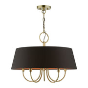 Palma 5-Light Chandelier in Antique Brass