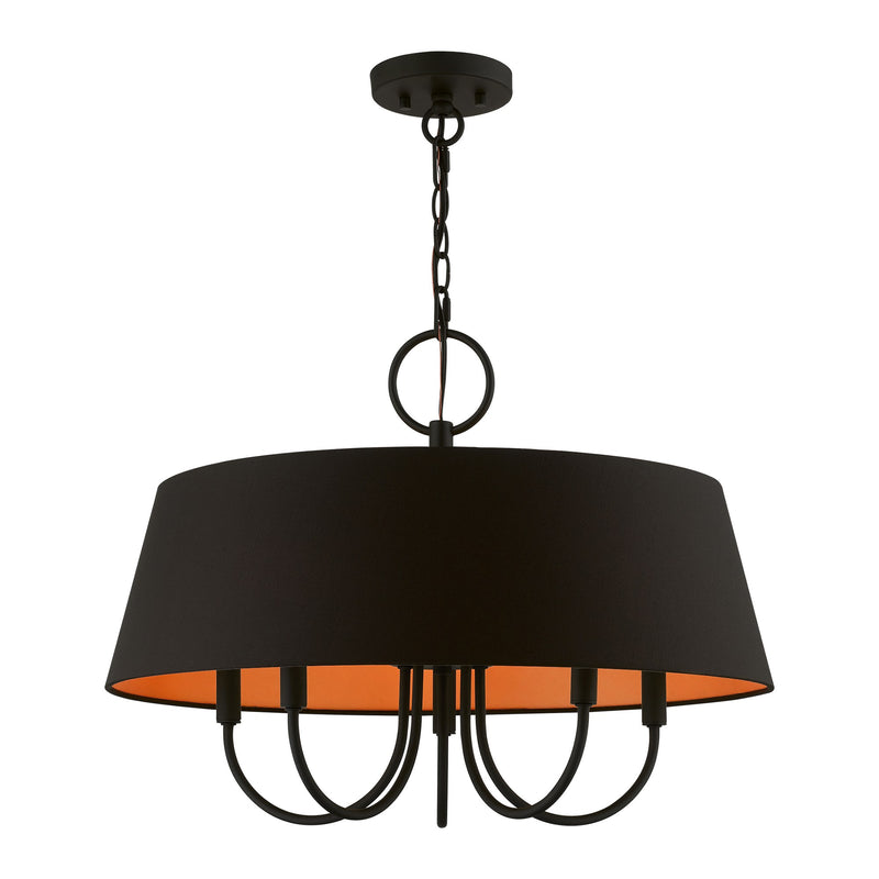 Palma 5-Light Chandelier in Black
