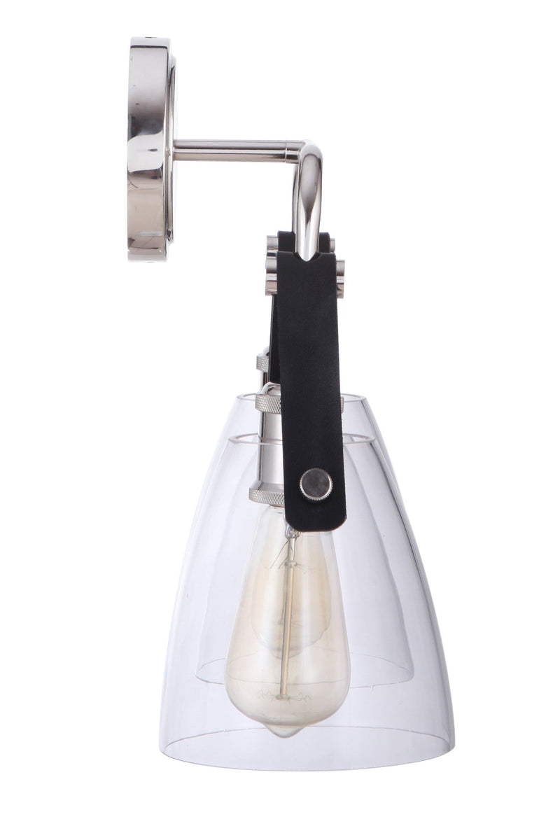 Hagen 2 Light 16" Wall Sconce in Polished Nickel