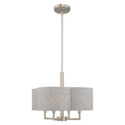 Kalmar 4-Light Chandelier in Brushed Nickel