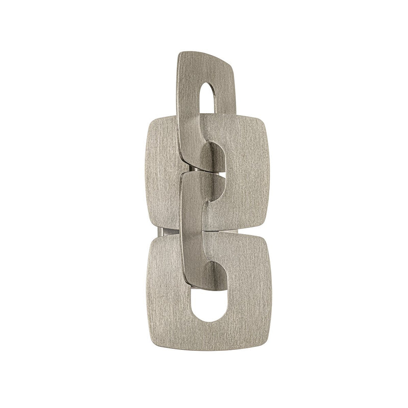 Trentino 2-Light Wall Sconce in Stria Silver Leaf