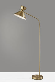 Duke Floor Lamp in Antique Brass