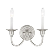 Cranford 2-Light Wall Sconce in Brushed Nickel