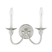 Cranford 2-Light Wall Sconce in Brushed Nickel