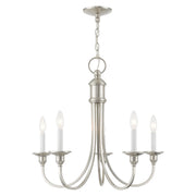 Cranford 5-Light Chandelier in Brushed Nickel