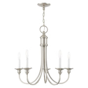 Cranford 5-Light Chandelier in Brushed Nickel