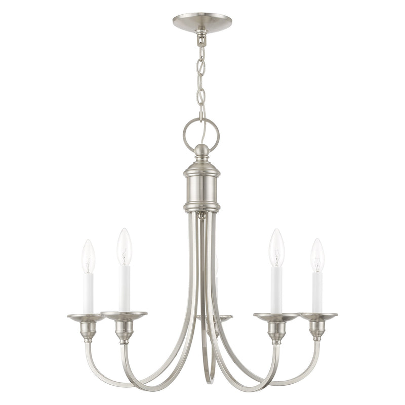 Cranford 5-Light Chandelier in Brushed Nickel