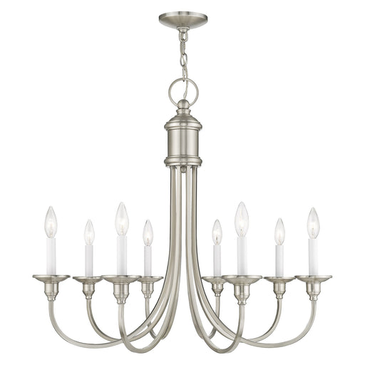 Cranford 8-Light Chandelier in Brushed Nickel