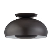 Domma 3-Light Semi-Flush Mount in English Bronze