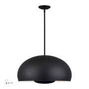 Domma 4-Light Pendant in Black