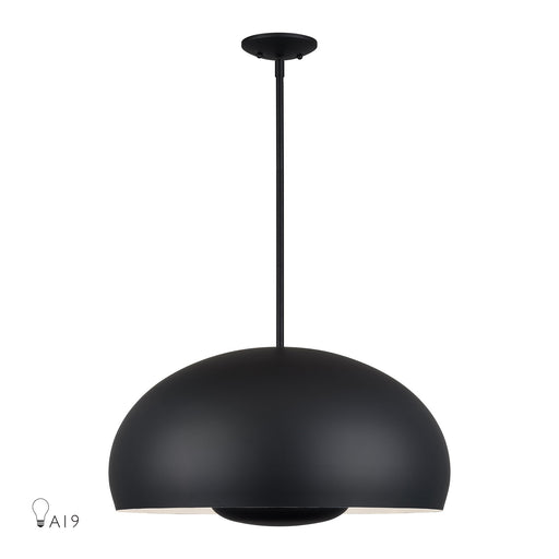 Domma 4-Light Pendant in Black