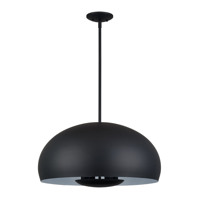 Domma 4-Light Pendant in Black