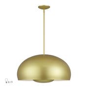 Domma 4-Light Pendant in Soft Gold