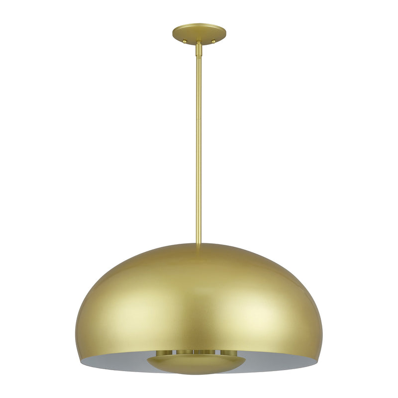 Domma 4-Light Pendant in Soft Gold