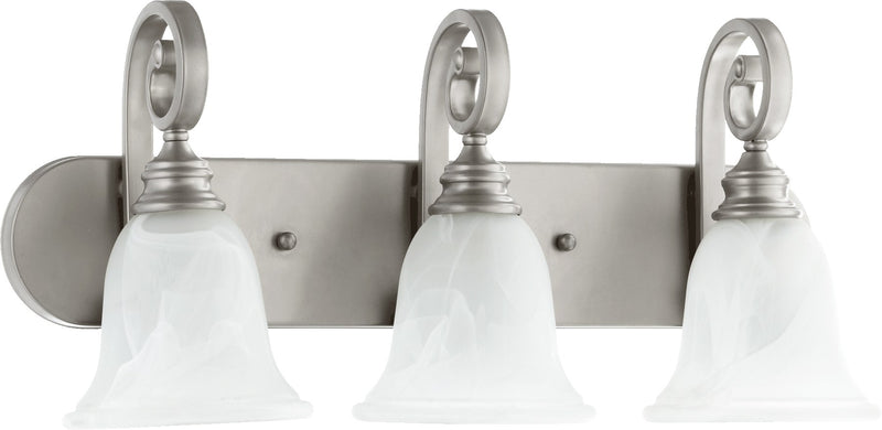 Bryant 3 Light Traditional Vanity in Classic Nickel