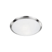 Malta 12" Flush Mount in Brushed Nickel
