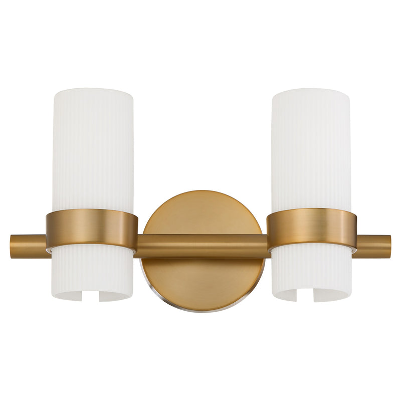 Sojourn 2 Light Vanity in Brushed Brass