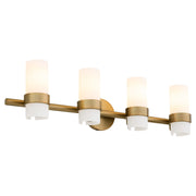 Sojourn 4 Light Vanity in Brushed Brass