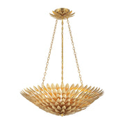 Broche 6 Light 24.5" Chandelier in Antique Gold