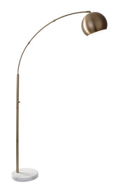 Astoria Arc Floor Lamp in Antique Brass
