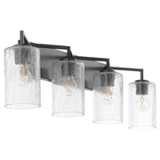 Merrick 4 Light Vanity in Matte Black