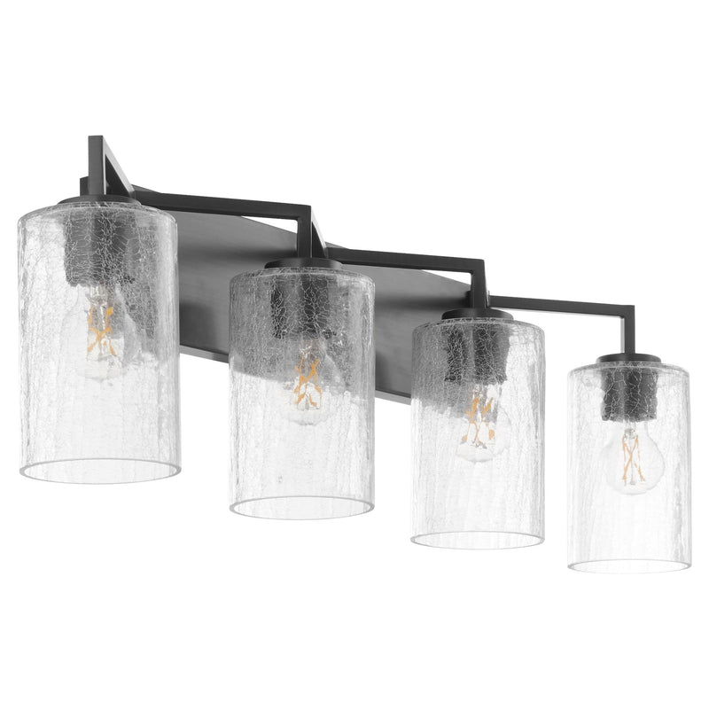 Merrick 4 Light Vanity in Matte Black