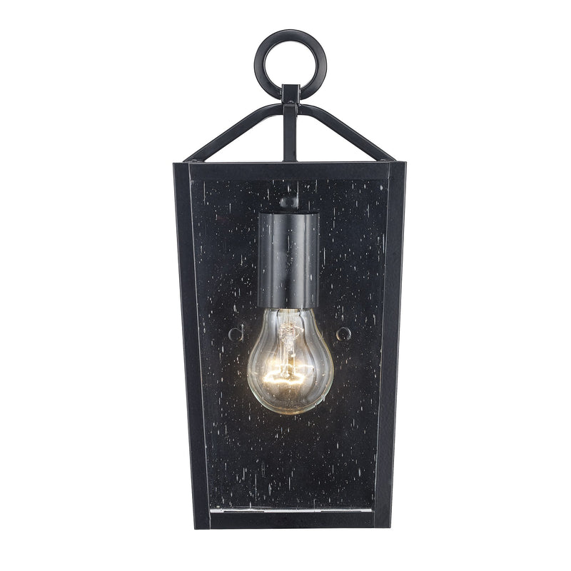 Felicity 12.25" Outdoor Pocket Lantern in Black