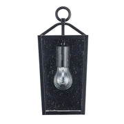 Felicity 12.25" Outdoor Pocket Lantern in Black