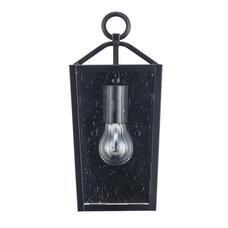 Felicity 12.25" Outdoor Pocket Lantern in Black