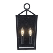 Felicity 2-Light 15.5" Outdoor Pocket Lantern in Black