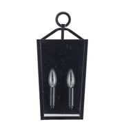 Felicity 2-Light 15.5" Outdoor Pocket Lantern in Black