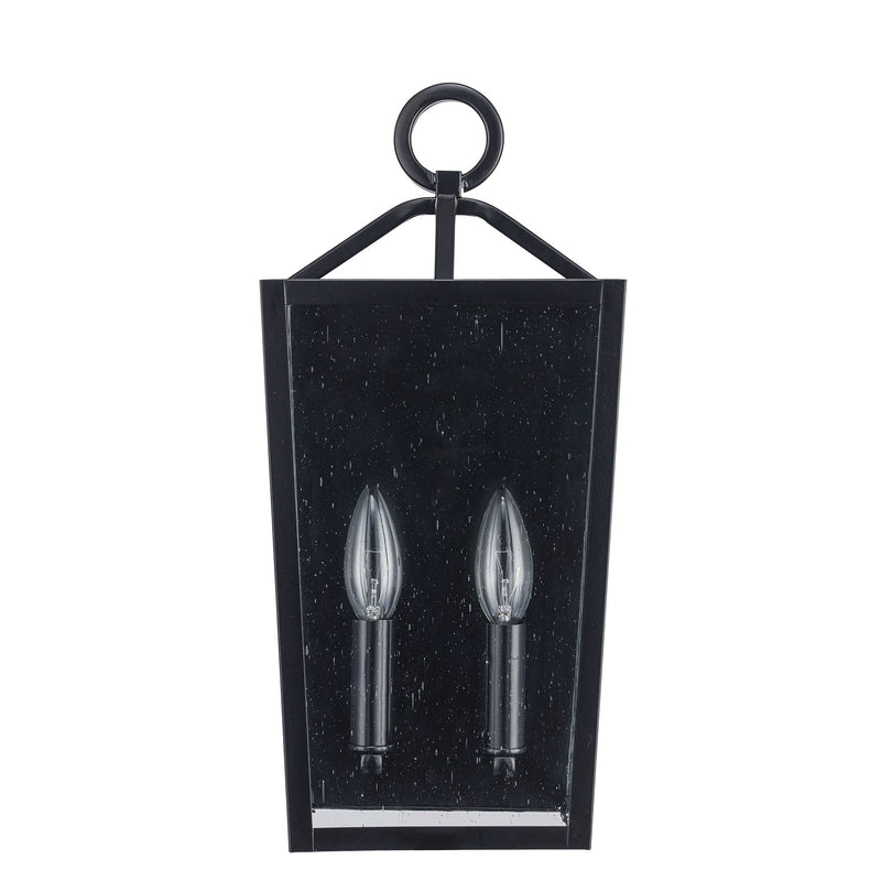 Felicity 2-Light 15.5" Outdoor Pocket Lantern in Black