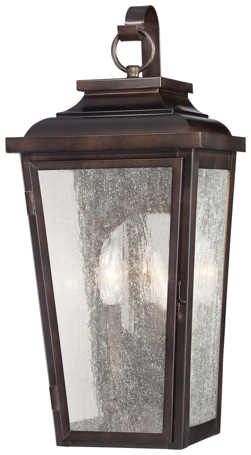 Irvington Manor 2-Light Pocket Outdoor Wall Lantern in Chelesa Bronze