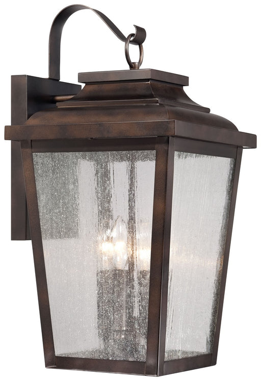 Irvington Manor 4-Light Medium Outdoor Wall Lantern in Chelesa Bronze