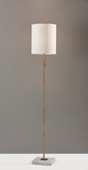 Fiona Floor Lamp in Antique Brass