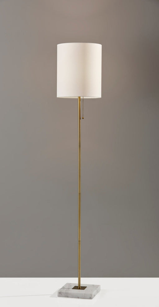 Fiona Floor Lamp in Antique Brass