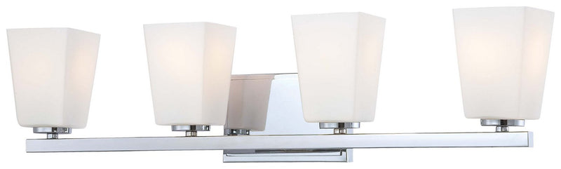 City Square 4-Light Bath Vanity Light in Chrome