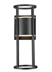 Luca 2 Light 9.25" Outdoor Wall Light in Black