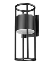 Luca 2 Light 9.25" Outdoor Wall Light in Black