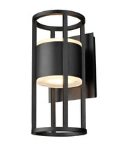 Luca 2 Light 5.75" Outdoor Wall Light in Black