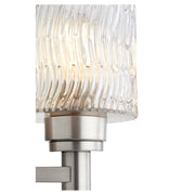 Stadium 1 Light Wall Mount in Satin Nickel