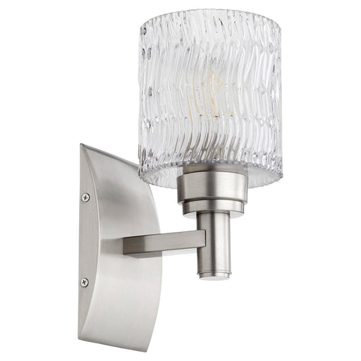 Stadium 1 Light Wall Mount in Satin Nickel