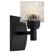 Stadium 1 Light Wall Mount in Textured Black