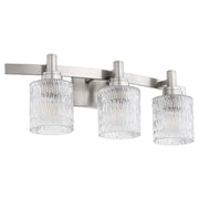 Stadium 3 Light Vanity in Satin Nickel