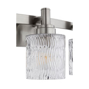 Stadium 3 Light Vanity in Satin Nickel