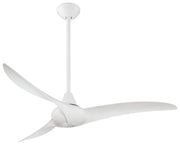 Wave 52" Ceiling Fan in White